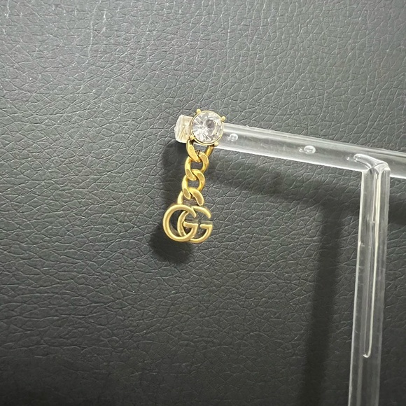 Gucci dangling double g chain with crystal earrings - Picture 8 of 9